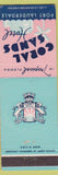 Matchbook Cover - Coral Sands Hotel Fort Lauderdale FL Alsonett