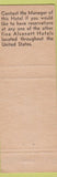 Matchbook Cover - Coral Sands Hotel Fort Lauderdale FL Alsonett