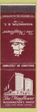 Matchbook Cover - Mayflower Hotel Washington DC