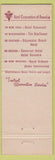 Matchbook Cover - Mayflower Hotel Washington DC
