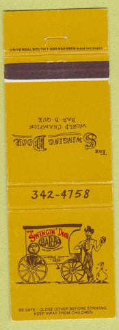 Matchbook Cover - Swinging Door BBQ Richmond TX