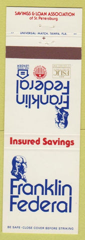 Matchbook Cover - Ben Franklin Federal ST Petersburg FL banking
