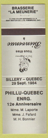 Matchbook Cover - Phillu QC Anniversary