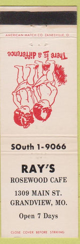 Matchbook Cover - Ray's Rosewood Cafe Grandview MO