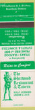 Matchbook Cover - Sherwood Restaurant Tavern Brantford ON