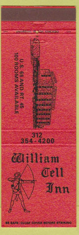 Matchbook Cover - William Tell Restaurant Route 66