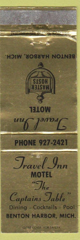 Matchbook Cover - Travel Inn Motel Benton Harbor MI WEAR