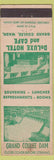 Matchbook Cover - Grand Coulee Dam DeLuxe Hotel Cafe WA WEAR