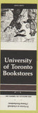 Matchbook Cover - University of Toronto Bookstores ON