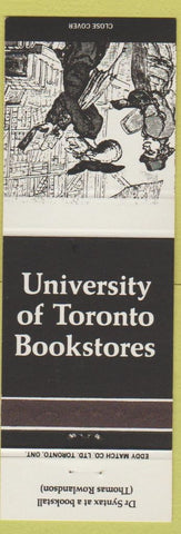 Matchbook Cover - University of Toronto Bookstores ON