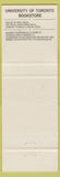 Matchbook Cover - University of Toronto Bookstores ON
