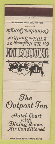 Matchbook Cover - Outpost Inn Columbus GA