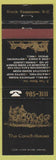 Matchbook Cover - The Coach House North Vancouver BC