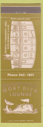 Matchbook Cover - Moby Dick Lounge Fort Lauderdale FL