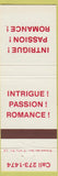 Matchbook Cover - Florentine Opera Milwaukee WI 1979-80