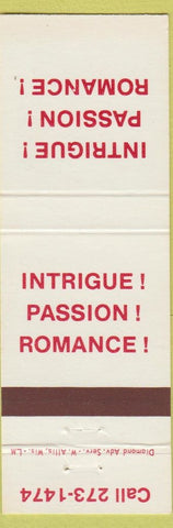 Matchbook Cover - Florentine Opera Milwaukee WI 1979-80
