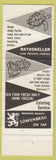 Matchbook Cover - Reeb's Restaurant Columbus OH Lowenbrau Beer green