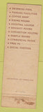 Matchbook Cover - Pioneer Hotel Tucson AZ Covered Wagon