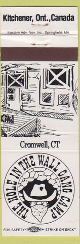 Matchbook Cover - Hole in Wall Gang Camp Kitchener ON