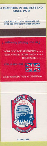 Matchbook Cover - Dover Inn Restaurants Canada