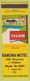 Matchbook Cover - Ramona Motel S Burnaby BC