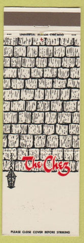 Matchbook Cover - The Chez Si Bon Chicago IL