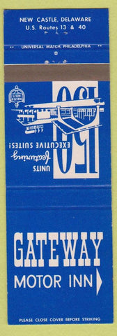 Matchbook Cover - Gateway Motor Inn New Castle DE