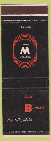 Matchbook Cover - Hotel Bannock Pocatello ID
