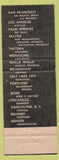 Matchbook Cover - Hotel Bannock Pocatello ID
