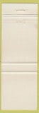 Matchbook Cover - Harry's Steak House Toronto ON