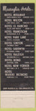 Matchbook Cover - Hotel Waikiki Biltmore Hawaii Honolulu HI