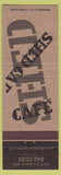 Matchbook Cover - Shed Cafe Montreal QC