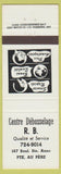 Matchbook Cover - Centre Debosselage RB PTE Au Pere