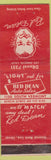 Matchbook Cover - Red Dean Los Angeles CA Auto Sales WORN