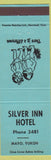 Matchbook Cover - Silver Inn Hotel Mayo YT