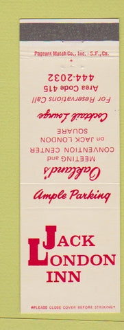 Matchbook Cover - Jack London Inn Oakland CA