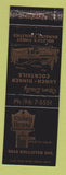 Matchbook Cover - Valley House Restaurant Goleta CA WORN