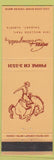Matchbook Cover - Hotel Stampeder Calgary AB cowboy
