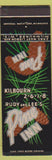 Matchbook Cover - Rudy and Lee's Milwaukee WI Pine Inn
