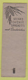 Matchbook Cover - Rudy and Lee's Milwaukee WI Pine Inn