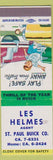 Matchbook Cover - Les Helms Buick St Paul MN WEAR