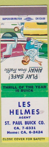 Matchbook Cover - Les Helms Buick St Paul MN WEAR