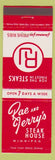 Matchbook Cover - Rae and Jerry's Steak House Winnipeg MB