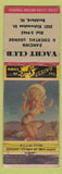 Matchbook Cover - Yacht Club Rockford IL pinup WORN