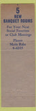 Matchbook Cover - Hotel Rodney Wilmington DE