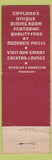 Matchbook Cover - Gaylord Hotel San Francisco CA