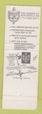 Matchbook Cover - Areana Restaurant Spectrum Lounge Wilkes Barre PA