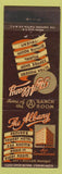 Matchbook Cover - Albany Hotel Denver Colorado