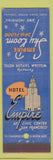 Matchbook Cover - Hotel Empire San Francisco CA Sky Room