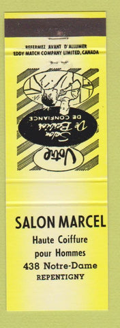 Matchbook Cover - Salon Marcel Repentigny QC